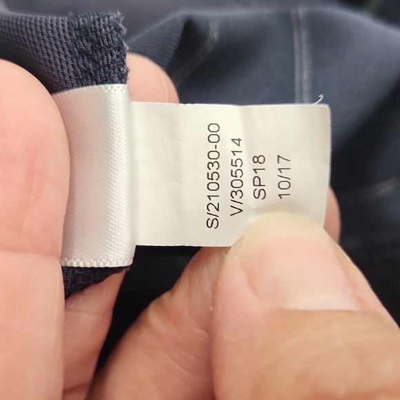 Athleta Stripe Midtown Ankle Pant in Navy - Picture 9 of 12